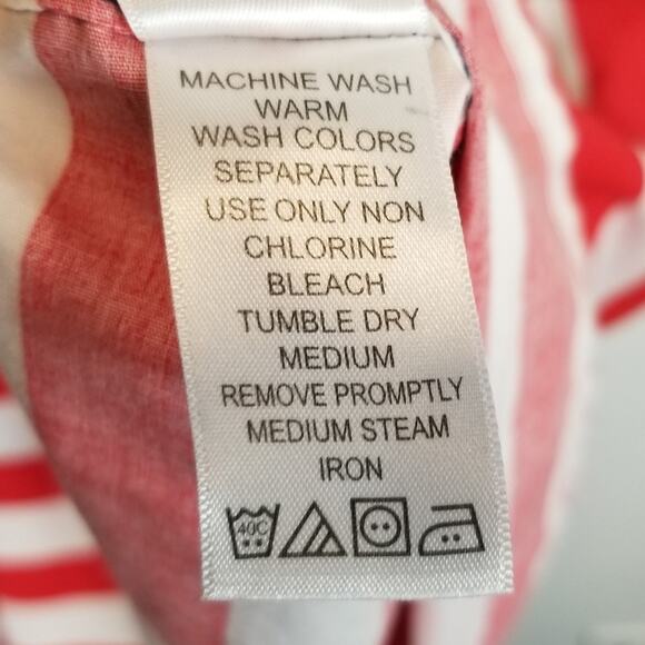 King Size Men's American Flag Short Sleeve Casual Button Up Shirt Size 2XL Tall - Picture 5 of 5